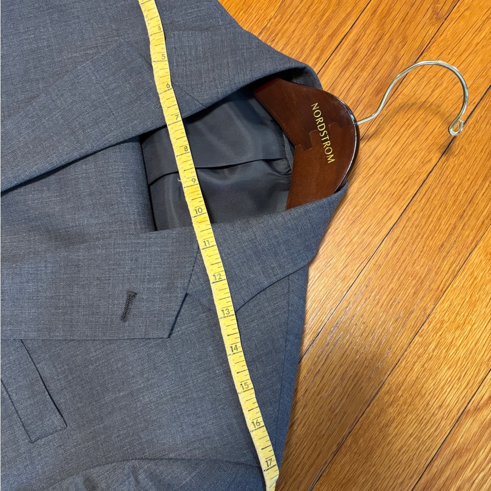 Nordstrom Charcoal Suit for Men 36S Trim Fit - Pant 30W 28L - Picture 10 of 10